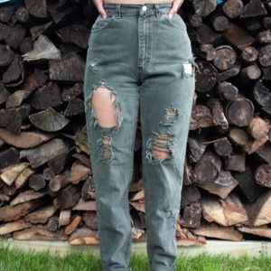 High waist jeans